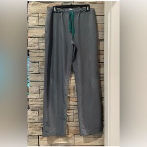 Figs Women’s Size Small Gray Scrub Pants Drawstring